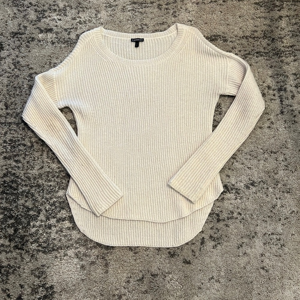 Express Cream Sweater